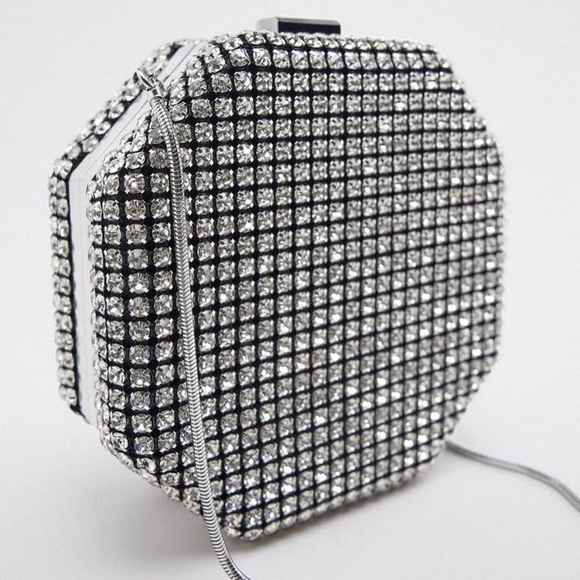 ZARA MINAUDIERE RHINESTONE BAG - Picture 5 of 15